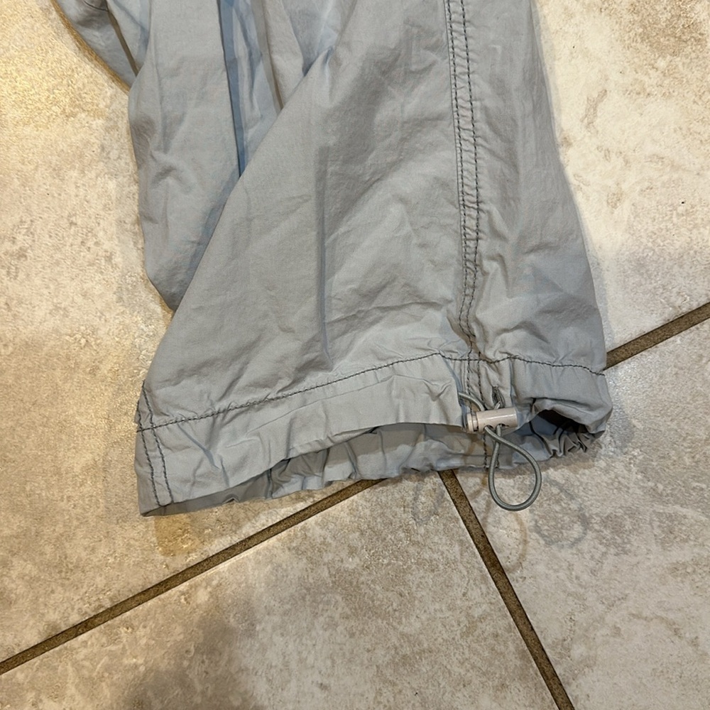 Garage Sawyer Light Gray Parachute Cargo Pants L Baggy - Picture 8 of 9